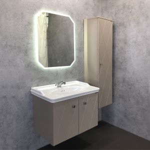 Зеркальный шкаф Runo мята Марсель 65 (00-00001219)