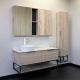 Тумба с раковиной Comforty Порто 00-00008905 120 см Дуб дымчатый