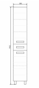 Comforty Шкаф Модена M-35 00-00001645