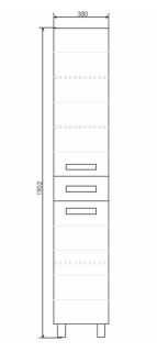 Comforty Шкаф Модена M-35 00-00001645 Comforty Шкаф Модена M-35 00-00001645