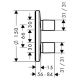 Переключатель потоков Hansgrohe Metris 31958000 Переключатель потоков Hansgrohe Metris 31958000