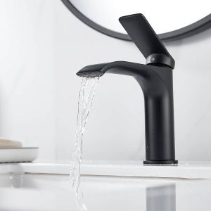 Смеситель для раковины Shevanik S4101H чёрный