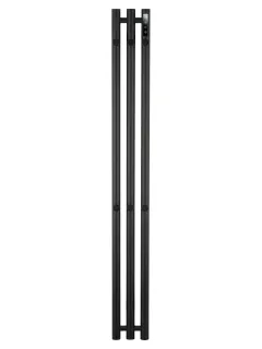 Полотенцесушитель электрический Wonzon & Woghand Kassel WW-AL72312-MB 120x13 см чёрный матовый