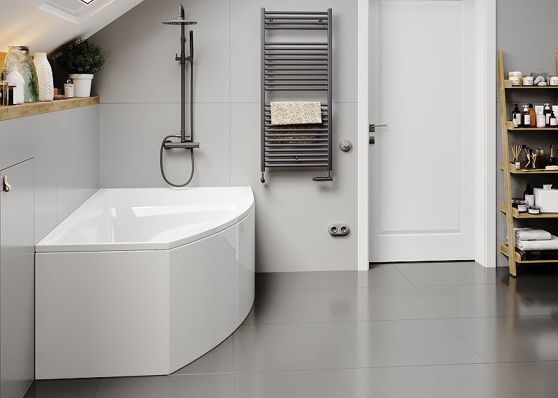 Акриловая ванна VagnerPlast Veronela Offset VPBA160VEA3PX правая 160x105см белый