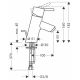 Смеситель Hansgrohe Тalis S 32020000 для раковины с д/к
