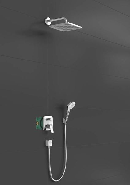 Душевой комплект Hansgrohe Crometta E 240 1jet с однорычажным смесителем 27957000