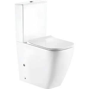 Унитаз CeramaLux 1288A с бачком и сиденьем Микролифт