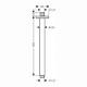 Кронштейн для верхнего душа Hansgrohe Vernis Shape 26407000