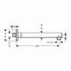 Кронштейн для верхнего душа Hansgrohe Vernis Blend 27809670