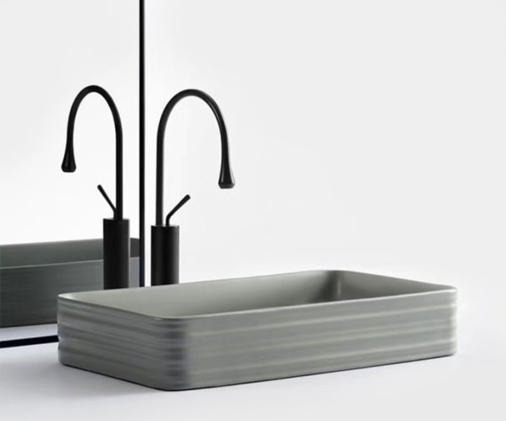 Смеситель для раковины Bronze de Luxe SCANDI 9015B, черный Смеситель для раковины Bronze de Luxe SCANDI 9015B, черный
