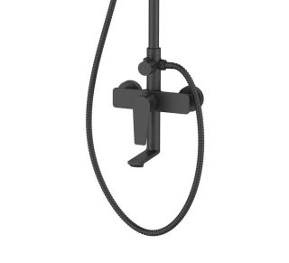 Agger Brilliant A0394444 Душевая система со смесителем, черный