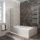 Шторка на ванну Veconi Palau PL-73L, 1200x1500, хром, стекло прозрачное Шторка на ванну Veconi Palau PL-73L, 1200x1500, хром, стекло прозрачное