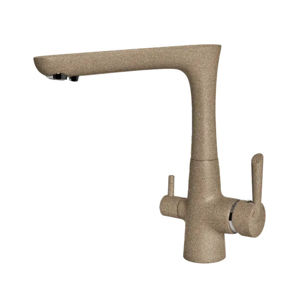Смеситель для кухни GranFest 3223 песочный