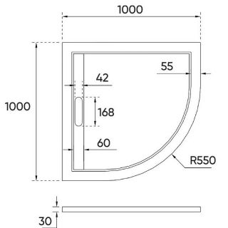 Душевой поддон из искусственного камня Veconi Tezeo 100x100 TZ05-100PL-01-19C3 Белый Душевой поддон из искусственного камня Veconi Tezeo 100x100 TZ05-100PL-01-19C3 Белый