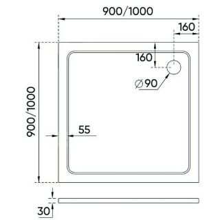 Душевой поддон из искусственного камня Veconi Tezeo 100x100 TZ08-100K-01-19C3 Белый Душевой поддон из искусственного камня Veconi Tezeo 100x100 TZ08-100K-01-19C3 Белый