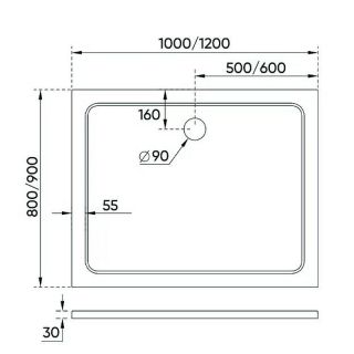 Душевой поддон из искусственного камня Veconi Tezeo 120x90 TZ09-12090PR-01-19C3 Белый Душевой поддон из искусственного камня Veconi Tezeo 120x90 TZ09-12090PR-01-19C3 Белый