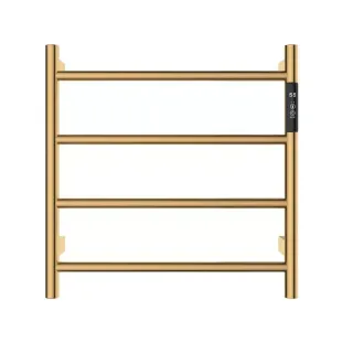 Полотенцесушитель электрический AQUAme AQM3124BG 47x47 см c терморегулятором золото брашированное