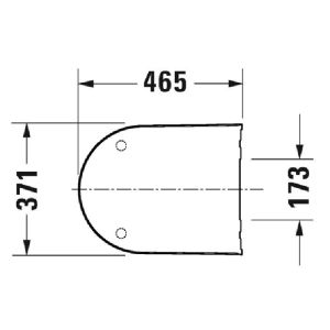 Сиденье с крышкой для унитаза Duravit 0027090000 белое