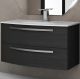 Тумба под раковину Cezares Comfort 54482 100 см тёмно-серое дерево Grigio Scuro