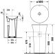 Раковина Duravit White Tulip 2702500070 белая 50 см