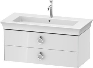 Тумба под раковину Duravit White Tulip 98.4 WT435208585 подвесная белая Тумба под раковину Duravit White Tulip 98.4 WT435208585 подвесная белая