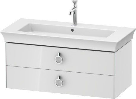 Тумба под раковину Duravit White Tulip 98.4 WT435208585 подвесная белая