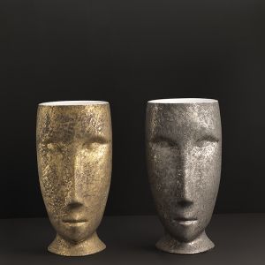 Раковина напольная Kerasan Artwork Moloco 474060 45см античное золото