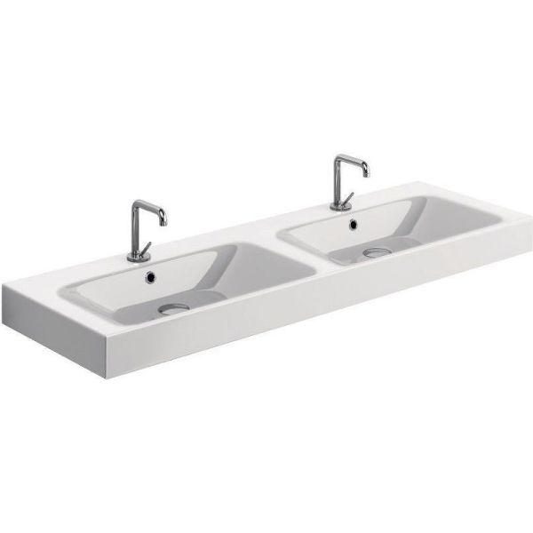 Раковина Kerasan Cento 140 353601*1 Белая Раковина Kerasan Cento 140 353601*1 Белая