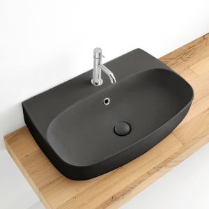 Раковина Kerasan Nolita 534031*1  черная 50 см