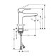Смеситель Hansgrohe Metropol  32507340 для раковины