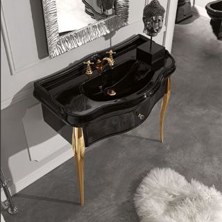Раковина Kerasan Retro 105004 nero*1 белая 100 см Раковина Kerasan Retro 105004 nero*1 белая 100 см