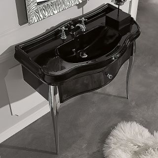 Раковина Kerasan Retro 105004 nero*1 белая 100 см Раковина Kerasan Retro 105004 nero*1 белая 100 см