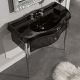 Раковина Kerasan Retro 105004 nero*1 белая 100 см