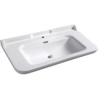 Раковина Kerasan Waldorf  4144K1bi/cr*1 Белая 120 см Раковина Kerasan Waldorf  4144K1bi/cr*1 Белая 120 см