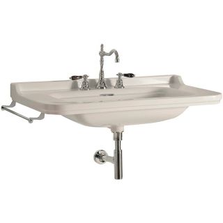 Раковина Kerasan Waldorf  4144K1bi/cr*3 Белая 120 см Раковина Kerasan Waldorf  4144K1bi/cr*3 Белая 120 см