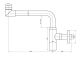 Сифон для раковины со смещением Creavit SF6088 хром