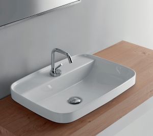 Раковина Kerasan Tribeca 514201*1 белая 60 см