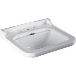 Раковина Kerasan Waldorf  4140K1bi/cr*3 Белая 60 см