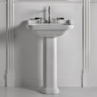 Раковина Kerasan Waldorf  4140K1bi/cr*3 Белая 60 см Раковина Kerasan Waldorf  4140K1bi/cr*3 Белая 60 см