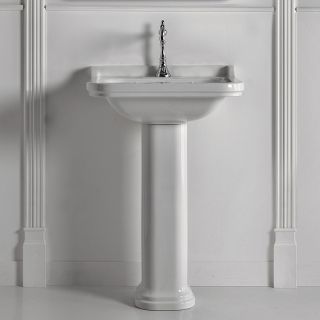 Раковина Kerasan Waldorf  4140K1bi/cr*1 Белая 60 см Раковина Kerasan Waldorf  4140K1bi/cr*1 Белая 60 см