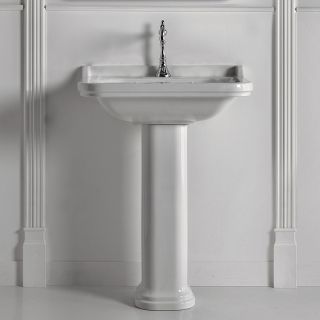 Раковина Kerasan Waldorf  4141K1bi/cr*1 Белая 80 см Раковина Kerasan Waldorf  4141K1bi/cr*1 Белая 80 см