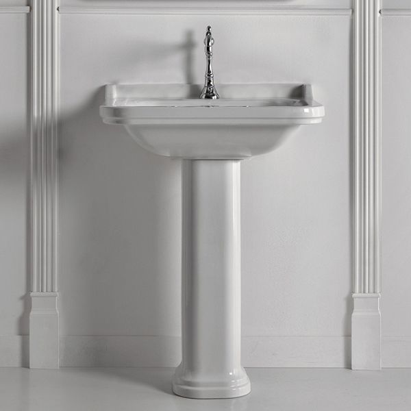 Раковина Kerasan Waldorf  4141K1bi/cr*1 Белая 80 см