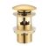 Донный клапан Creavit SF031G с переливом золото