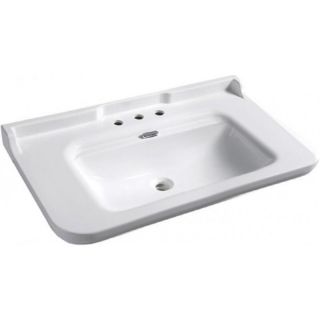 Раковина Kerasan Waldorf  4142K1bi/cr*3 Белая 100 см Раковина Kerasan Waldorf  4142K1bi/cr*3 Белая 100 см