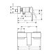Смеситель для душа Hansgrohe Metropol 32560990