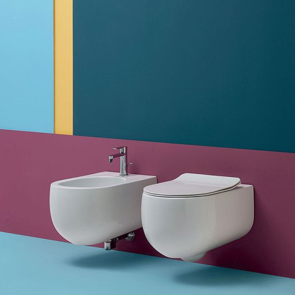 Биде подвесное Kerasan Flo 312330 Белое