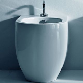 Биде напольное Kerasan Flo 312101*1 Белое Биде напольное Kerasan Flo 312101*1 Белое