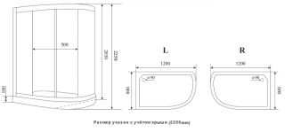 Душевая кабина Timo Premium Ilma Black ILMA-902 R B 120 x 80 см Душевая кабина Timo Premium Ilma Black ILMA-902 R B 120 x 80 см
