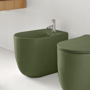 Биде напольное Kerasan Nolita 532011*1 Verde muschio