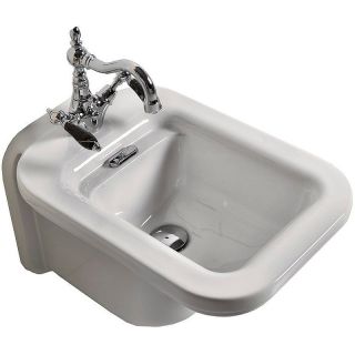 Биде подвесное Kerasan Waldorf 4125K1bi/cr*1 белое Биде подвесное Kerasan Waldorf 4125K1bi/cr*1 белое